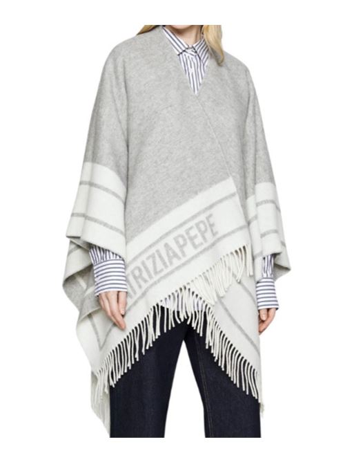 Poncho con frange Patrizia Pepe PATRIZIA PEPE | 8F0017-A400-H2A7